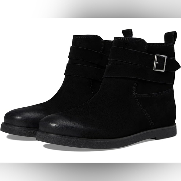 UGG Josefene Suede Bootie Black Size 8.5 - Picture 1 of 10